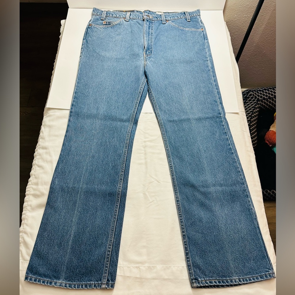Levi’s VTG USA 517 Orange Tab Jeans unisex 40X32 Boot Cut Medium Wash Western